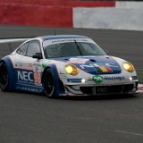 LeMans Spa 2010-51  Deze Porsche 997 GT3 RSR van Prospeed Competition wordt bestuurd door 2 nederlanders. Dit zijn Paul van Splunteren (NL) en Niek Hommerson (NL). Verder rijdt ook de Belg Louis Machiels (B) : 1000 km, 98, Belgie, LeMans series, Spa Francorchamps